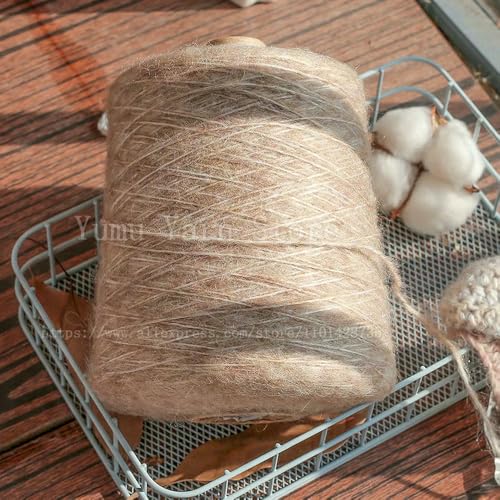 500 Gramm/1 Stück weiche feine Seide Stricken Mohair Kaschmir Garn Häkeln Baby Wolle Garn zum Stricken Pullover Schal Garn von WanMing