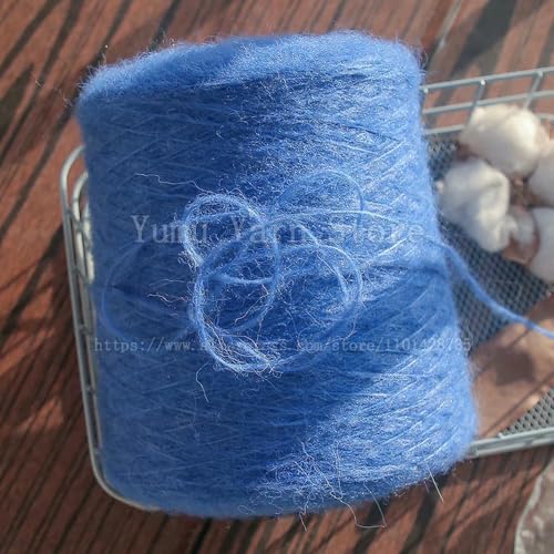 500 Gramm/1 Stück weiche feine Seide Stricken Mohair Kaschmir Garn Häkeln Baby Wolle Garn zum Stricken Pullover Schal Garn von WanMing