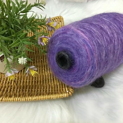 500 Gramm von 1 Gruppe Herbst und Winter Wolle super schöner Farbverlauf Farbverlauf Sprühwolle Garn Rainbow Cake Line Mohair von WanMing