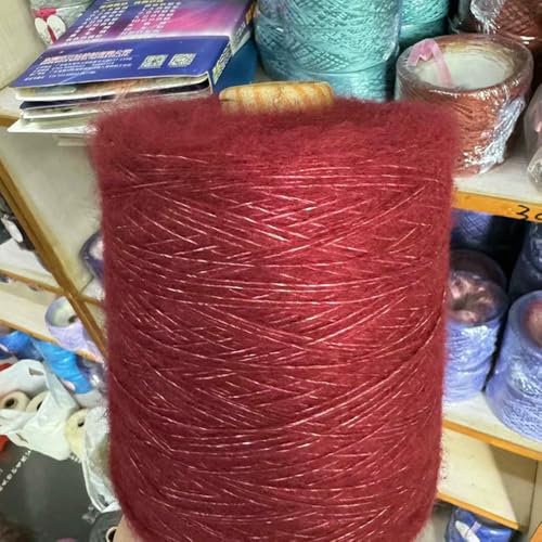 500 g, 1 Knäuel gesprühtes Wollgarn, hohl, Mohair, weich und flauschig, Handstrickgarn, mitteldickes Garn, Häkelgarn, Pullover, Schal, Jacke, Garn 500 g, 1 Knäuel gesprühtes Wollgarn, hohl, Mohair, weich und flauschig, Handstrickgarn, mitteldickes Garn, Häkelgarn, Pullover, Schal, Jacke, Garn von WanMing