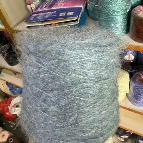 500 g, 1 Knäuel gesprühtes Wollgarn, hohl, Mohair, weich und flauschig, Handstrickgarn, mitteldickes Garn, Häkelgarn, Pullover, Schal, Jacke, Garn 500 g, 1 Knäuel gesprühtes Wollgarn, hohl, Mohair, weich und flauschig, Handstrickgarn, mitteldickes Garn, Häkelgarn, Pullover, Schal, Jacke, Garn von WanMing
