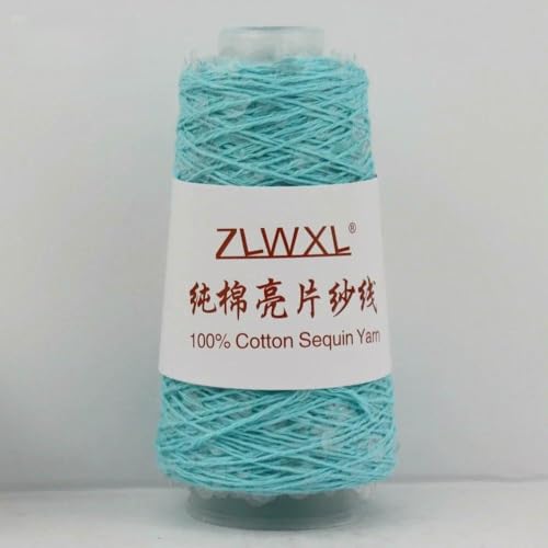 500 g, 6 mm + 3 mm, spezielles Paillettengarn, 1500 m, 100 % Baumwollgarn, DIY-Kleidungszubehör, Stoffpuppe, Strickgarn 500 g, 6 mm + 3 mm, spezielles Paillettengarn, 1500 m, 100 % Baumwollgarn, DIY-Kleidungszubehör, Stoffpuppe, Strickgarn von WanMing