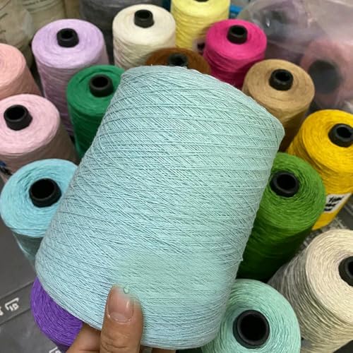 500 g / Gruppe, reines natürliches Baumwollgarn, weich für handgefertigte Pullover, Hüte, Decken, DIY, Häkeln, Strickgarn 500 g / Gruppe, reines natürliches Baumwollgarn, weich für handgefertigte Pullover, Hüte, Decken, DIY, Häkeln, Strickgarn von WanMing