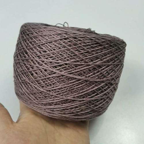 500 g 1560 m Baumwollgarn zum Handstricken, 5# Spitzenhäkelgarn, merzerisierte Baumwollschnur zum Häkeln von Fäden zum Stricken von DIY-Pullovern von WanMing