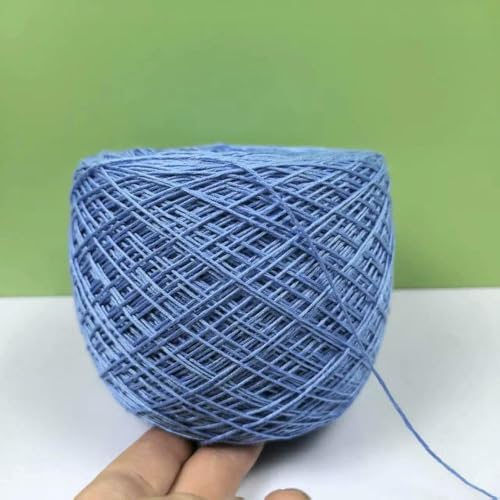 500 g 1560 m Baumwollgarn zum Handstricken, 5# Spitzenhäkelgarn, merzerisierte Baumwollschnur zum Häkeln von Fäden zum Stricken von DIY-Pullovern von WanMing