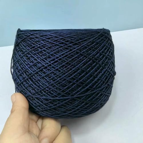 500 g 1560 m Baumwollgarn zum Handstricken, 5# Spitzenhäkelgarn, merzerisierte Baumwollschnur zum Häkeln von Fäden zum Stricken von DIY-Pullovern von WanMing