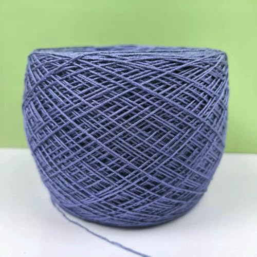 500 g 1560 m Baumwollgarn zum Handstricken, 5# Spitzenhäkelgarn, merzerisierte Baumwollschnur zum Häkeln von Fäden zum Stricken von DIY-Pullovern von WanMing
