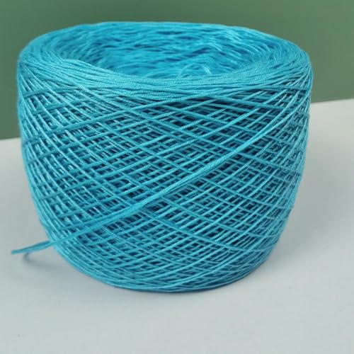 500 g 1560 m Baumwollgarn zum Handstricken, 5# Spitzenhäkelgarn, merzerisierte Baumwollschnur zum Häkeln von Fäden zum Stricken von DIY-Pullovern von WanMing