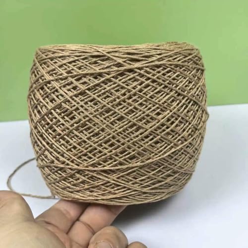 500 g 1560 m Baumwollgarn zum Handstricken, 5# Spitzenhäkelgarn, merzerisierte Baumwollschnur zum Häkeln von Fäden zum Stricken von DIY-Pullovern von WanMing