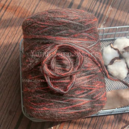 500 g superweiche Handstrickwolle, Anti-Pilling-Mohair-Garn für Strickjacken, lange Plüsch-Flocken, Häkeln, Pullover, Schals, Faden 500 g superweiche Handstrickwolle, Anti-Pilling-Mohair-Garn für Strickjacken, lange Plüsch-Flocken, Häkeln, Pullover, Schals, Faden von WanMing