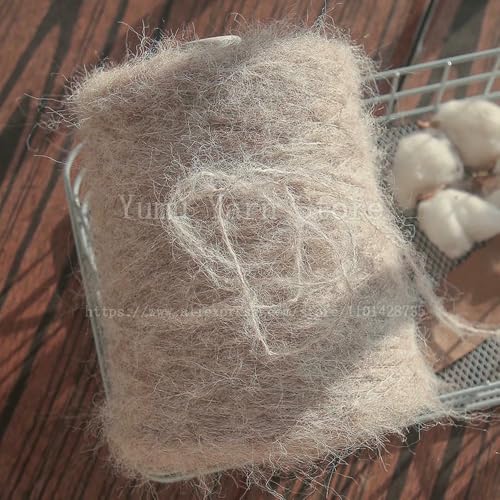 500 g superweiche Handstrickwolle, Anti-Pilling-Mohair-Garn für Strickjacken, lange Plüsch-Flocken, Häkeln, Pullover, Schals, Faden 500 g superweiche Handstrickwolle, Anti-Pilling-Mohair-Garn für Strickjacken, lange Plüsch-Flocken, Häkeln, Pullover, Schals, Faden von WanMing
