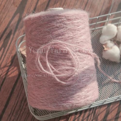 500 g superweiche Handstrickwolle, Anti-Pilling-Mohair-Garn für Strickjacken, lange Plüsch-Flocken, Häkeln, Pullover, Schals, Faden 500 g superweiche Handstrickwolle, Anti-Pilling-Mohair-Garn für Strickjacken, lange Plüsch-Flocken, Häkeln, Pullover, Schals, Faden von WanMing