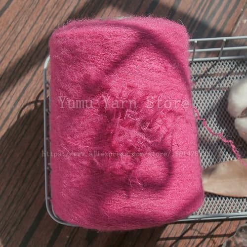 500 g superweiches Alpaka-Plüschgarn, Handstrickwolle, Mohair-Garn, Stricken, Flaum, Häkeln, Baby, superweicher Pullover, Schal, Faden 500 g superweiches Alpaka-Plüschgarn, Handstrickwolle, Mohair-Garn, Stricken, Flaum, Häkeln, Baby, superweicher Pullover, Schal, Faden von WanMing