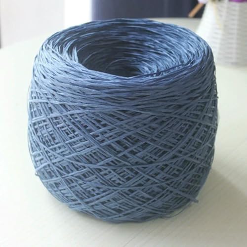 700 m langes, extrafeines Papierbastgarn zum Häkeln, für Baby-Strohhüte, Taschen, Handstricken, Sommer-DIY-Garn, glatt, weich, 250 g 700 m langes, extrafeines Papierbastgarn zum Häkeln, für Baby-Strohhüte, Taschen, Handstricken, Sommer-DIY-Garn, glatt, weich, 250 g von WanMing