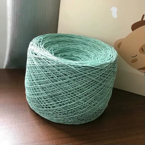 700 m langes, extrafeines Papierbastgarn zum Häkeln, für Baby-Strohhüte, Taschen, Handstricken, Sommer-DIY-Garn, glatt, weich, 250 g 700 m langes, extrafeines Papierbastgarn zum Häkeln, für Baby-Strohhüte, Taschen, Handstricken, Sommer-DIY-Garn, glatt, weich, 250 g von WanMing