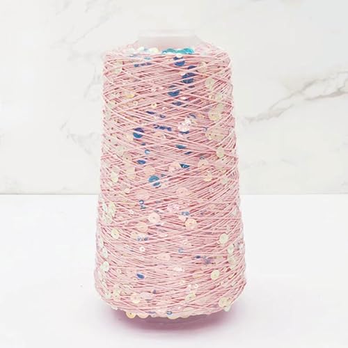 Baumwollgarn, 1500 m, 500 g, 6 mm + 3 mm, buntes großes Paillettengarn, DIY, Kleidung, Stoffpuppe, Strickgarn, großes Paillettengarn Baumwollgarn, 1500 m, 500 g, 6 mm + 3 mm, buntes großes Paillettengarn, DIY, Kleidung, Stoffpuppe, Strickgarn, großes Paillettengarn von WanMing