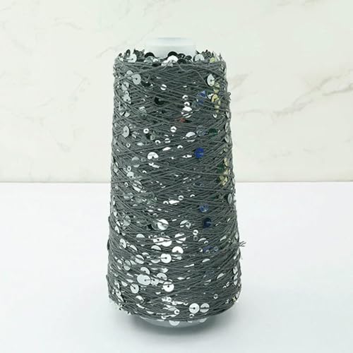 Baumwollgarn, 1500 m, 500 g, 6 mm + 3 mm, buntes großes Paillettengarn, DIY, Kleidung, Stoffpuppe, Strickgarn, großes Paillettengarn Baumwollgarn, 1500 m, 500 g, 6 mm + 3 mm, buntes großes Paillettengarn, DIY, Kleidung, Stoffpuppe, Strickgarn, großes Paillettengarn von WanMing