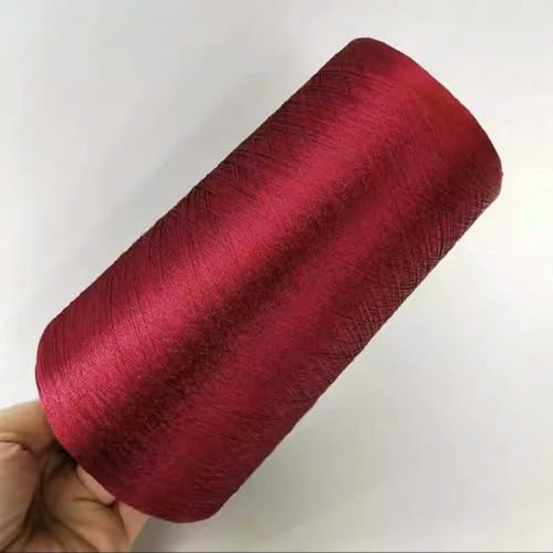 Cool Summer weiches glattes dünnes Eisseide-Garn zum Stricken, Häkeln, Weben, Nähen, feines Spitzengarn, 500 g Cool Summer weiches glattes dünnes Eisseide-Garn zum Stricken, Häkeln, Weben, Nähen, feines Spitzengarn, 500 g von WanMing