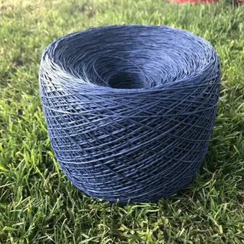 WanMing 1 Stück 250 g dünnes Häkelgarn aus Bast, Papiergras, Baumwolle, runder Strohfaden zum Häkeln von handgefertigten DIY-Hüten, Taschen, Sommer WanMing 1 Stück 250 g dünnes Häkelgarn aus Bast, Papiergras, Baumwolle, runder Strohfaden zum Häkeln von handgefertigten DIY-Hüten, Taschen, Sommer von WanMing