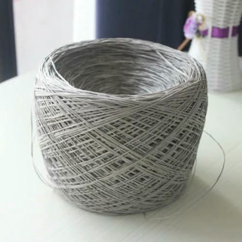WanMing 1 Stück 250 g dünnes Häkelgarn aus Bast, Papiergras, Baumwolle, runder Strohfaden zum Häkeln von handgefertigten DIY-Hüten, Taschen, Sommer WanMing 1 Stück 250 g dünnes Häkelgarn aus Bast, Papiergras, Baumwolle, runder Strohfaden zum Häkeln von handgefertigten DIY-Hüten, Taschen, Sommer von WanMing