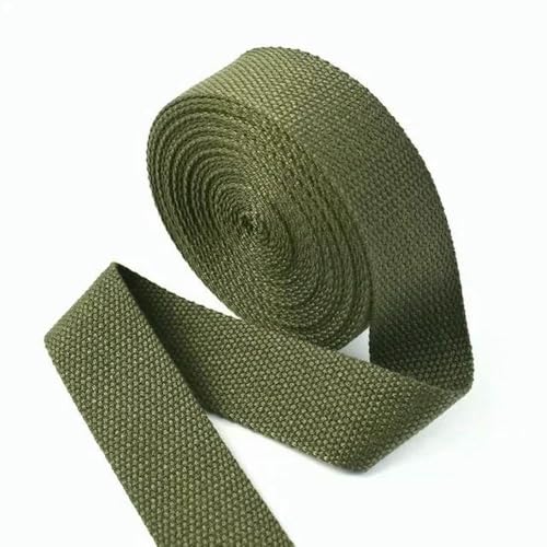 WanMing 10 Meter 20/25/32/38/50 mm Baumwollgurtband 1,3 mm dick Canvas Taschengurt Rucksackband Kleidung Band Klebeband DIY Nähzubehör WanMing 10 Meter 20/25/32/38/50 mm Baumwollgurtband 1,3 mm dick Canvas Taschengurt Rucksackband Kleidung Band Klebeband DIY Nähzubehör von WanMing