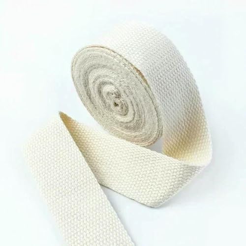 WanMing 10 Meter 20/25/32/38/50 mm Baumwollgurtband 1,3 mm dick Canvas Taschengurt Rucksackband Kleidung Band Klebeband DIY Nähzubehör WanMing 10 Meter 20/25/32/38/50 mm Baumwollgurtband 1,3 mm dick Canvas Taschengurt Rucksackband Kleidung Band Klebeband DIY Nähzubehör von WanMing