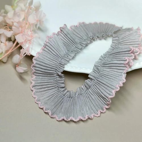 WanMing 10 mt/los 3 cm Chiffon Plissee Spitze Hund Zahn Rüschen Spitze Trimmen für Kleid Haustier Tuch Hause Dekoration WanMing 10 mt/los 3 cm Chiffon Plissee Spitze Hund Zahn Rüschen Spitze Trimmen für Kleid Haustier Tuch Hause Dekoration von WanMing