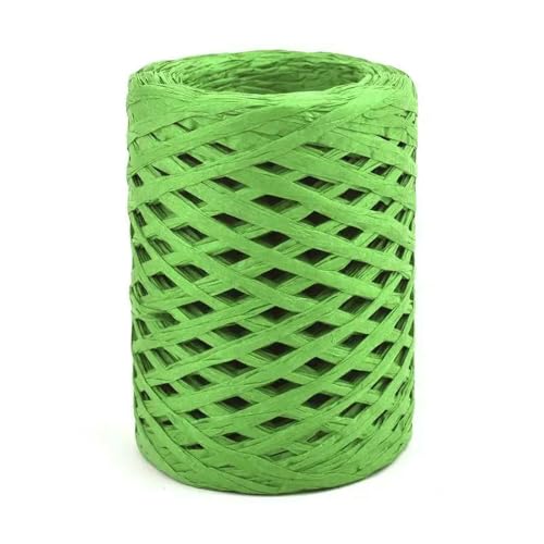 WanMing 100 m/Rolle, natürliches Bast-Strohgarn zum Stricken, Häkeln, Papierfäden, DIY, handgestricktes Seil für Sonnenhut, Tasche, Party, Geschenkverpackung WanMing 100 m/Rolle, natürliches Bast-Strohgarn zum Stricken, Häkeln, Papierfäden, DIY, handgestricktes Seil für Sonnenhut, Tasche, Party, Geschenkverpackung von WanMing