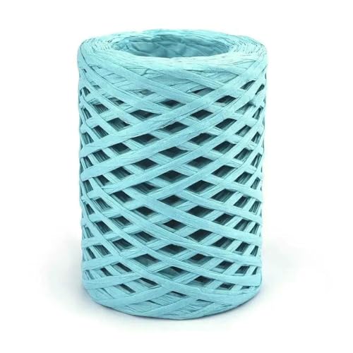 WanMing 100 m/Rolle, natürliches Bast-Strohgarn zum Stricken, Häkeln, Papierfäden, DIY, handgestricktes Seil für Sonnenhut, Tasche, Party, Geschenkverpackung WanMing 100 m/Rolle, natürliches Bast-Strohgarn zum Stricken, Häkeln, Papierfäden, DIY, handgestricktes Seil für Sonnenhut, Tasche, Party, Geschenkverpackung von WanMing