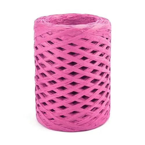 WanMing 100 m/Rolle, natürliches Bast-Strohgarn zum Stricken, Häkeln, Papierfäden, DIY, handgestricktes Seil für Sonnenhut, Tasche, Party, Geschenkverpackung WanMing 100 m/Rolle, natürliches Bast-Strohgarn zum Stricken, Häkeln, Papierfäden, DIY, handgestricktes Seil für Sonnenhut, Tasche, Party, Geschenkverpackung von WanMing
