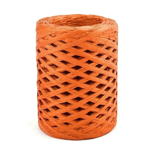 WanMing 100 m/Rolle, natürliches Bast-Strohgarn zum Stricken, Häkeln, Papierfäden, DIY, handgestricktes Seil für Sonnenhut, Tasche, Party, Geschenkverpackung WanMing 100 m/Rolle, natürliches Bast-Strohgarn zum Stricken, Häkeln, Papierfäden, DIY, handgestricktes Seil für Sonnenhut, Tasche, Party, Geschenkverpackung von WanMing
