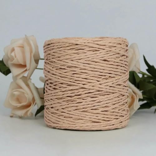 WanMing 100g Raffia Stroh Garn Handgemachte Stricken Sommer Hut Taschen Häkeln Garn Für Handarbeit Material WanMing 100g Raffia Stroh Garn Handgemachte Stricken Sommer Hut Taschen Häkeln Garn Für Handarbeit Material von WanMing