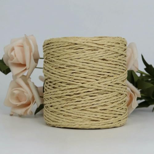 WanMing 100g Raffia Stroh Garn Handgemachte Stricken Sommer Hut Taschen Häkeln Garn Für Handarbeit Material WanMing 100g Raffia Stroh Garn Handgemachte Stricken Sommer Hut Taschen Häkeln Garn Für Handarbeit Material von WanMing
