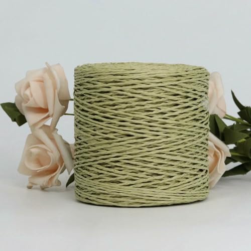 WanMing 100g Raffia Stroh Garn Handgemachte Stricken Sommer Hut Taschen Häkeln Garn Für Handarbeit Material WanMing 100g Raffia Stroh Garn Handgemachte Stricken Sommer Hut Taschen Häkeln Garn Für Handarbeit Material von WanMing