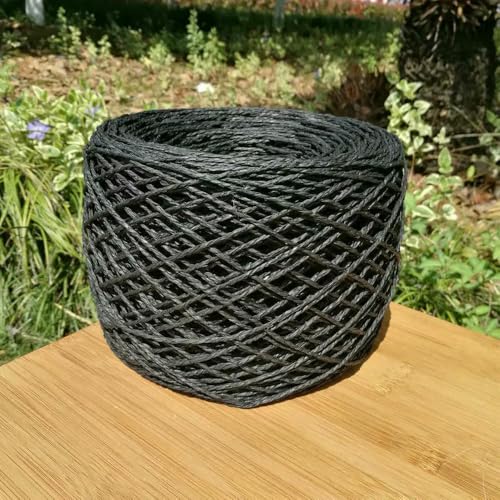 WanMing 150 g natürliches Baumwollbastgarn zum Handhäkeln, Stricken, Sommerhüte, Taschen, DIY-Strohsandalen, Flauschiger Papiergrasfaden, Beige WanMing 150 g natürliches Baumwollbastgarn zum Handhäkeln, Stricken, Sommerhüte, Taschen, DIY-Strohsandalen, Flauschiger Papiergrasfaden, Beige von WanMing