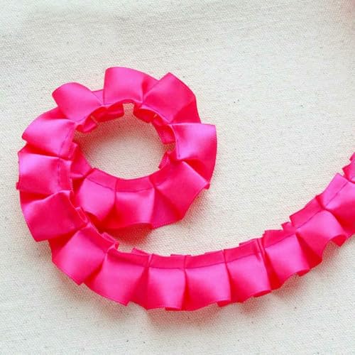 WanMing 20 Yard/Lot Farben 2,5 cm Breite Spitze Trim Band Falten Gurtband Puppe Kleid Ärmel Ausschnitt DIY Bekleidungs Zubehör WanMing 20 Yard/Lot Farben 2,5 cm Breite Spitze Trim Band Falten Gurtband Puppe Kleid Ärmel Ausschnitt DIY Bekleidungs Zubehör von WanMing