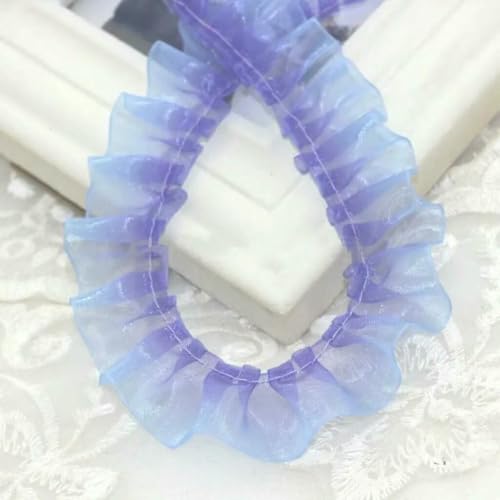 WanMing 20 Yards 25MM Regenbogen Farbverlauf Schnee Garn Rüschen Rock Band Falten Lotus Blatt Haar Bögen DIY Handwerk Handgemachte Accessorie WanMing 20 Yards 25MM Regenbogen Farbverlauf Schnee Garn Rüschen Rock Band Falten Lotus Blatt Haar Bögen DIY Handwerk Handgemachte Accessorie von WanMing