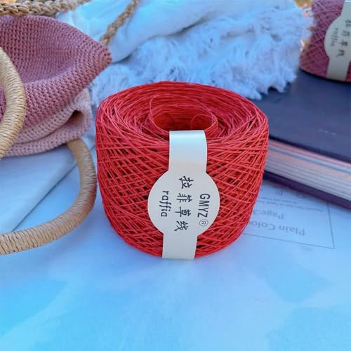WanMing 220 m/Rolle waschbar Pflanze Bast Stroh dünnen Faden handgewebte Tasche Sommer gestrickte Hut Haken natürliche Häkelschnur DIY WanMing 220 m/Rolle waschbar Pflanze Bast Stroh dünnen Faden handgewebte Tasche Sommer gestrickte Hut Haken natürliche Häkelschnur DIY von WanMing