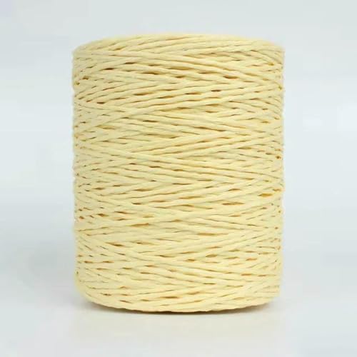 WanMing 280–300 m/Rolle, natürliches Bast-Strohgarn zum Stricken, Häkeln, Papierfäden, DIY, handgefertigtes Material für Sommer-Sonnenhüte und Strandtaschen WanMing 280–300 m/Rolle, natürliches Bast-Strohgarn zum Stricken, Häkeln, Papierfäden, DIY, handgefertigtes Material für Sommer-Sonnenhüte und Strandtaschen von WanMing