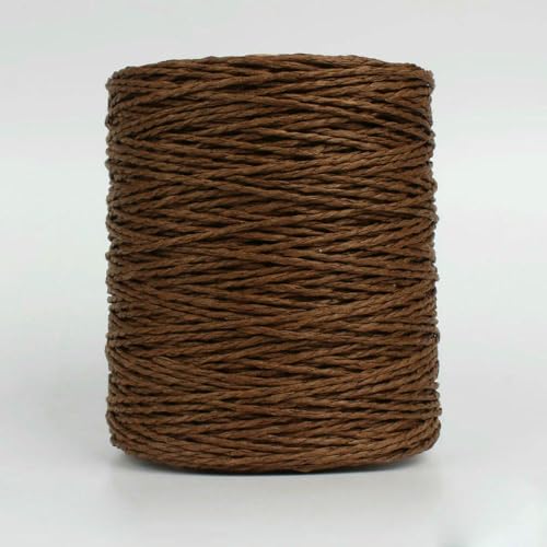 WanMing 280 Meter Bunte Fäden, natürliches Bast-Strohgarn für den Sommer, Handstricken, Häkeln, Hüte, Handtaschen, Kissen, Körbe, Strickmaterial WanMing 280 Meter Bunte Fäden, natürliches Bast-Strohgarn für den Sommer, Handstricken, Häkeln, Hüte, Handtaschen, Kissen, Körbe, Strickmaterial von WanMing
