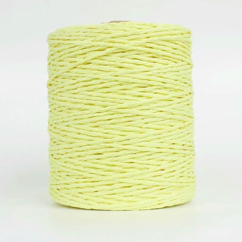 WanMing 280 Meter Bunte Fäden, natürliches Bast-Strohgarn für den Sommer, Handstricken, Häkeln, Hüte, Handtaschen, Kissen, Körbe, Strickmaterial WanMing 280 Meter Bunte Fäden, natürliches Bast-Strohgarn für den Sommer, Handstricken, Häkeln, Hüte, Handtaschen, Kissen, Körbe, Strickmaterial von WanMing