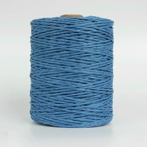 WanMing 280 Meter Bunte Fäden, natürliches Bast-Strohgarn für den Sommer, Handstricken, Häkeln, Hüte, Handtaschen, Kissen, Körbe, Strickmaterial WanMing 280 Meter Bunte Fäden, natürliches Bast-Strohgarn für den Sommer, Handstricken, Häkeln, Hüte, Handtaschen, Kissen, Körbe, Strickmaterial von WanMing
