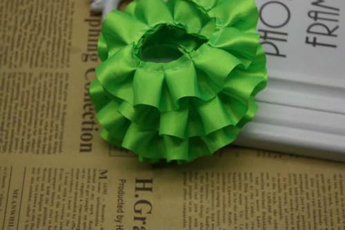 WanMing 33 Yards Satin Rüschenbesatz Stoffbesätze 1 Zoll breit Nähen Plissee Stoff Spitzenband für DIY Kleid Kopfbedeckung Dekoration und Geschenk WanMing 33 Yards Satin Rüschenbesatz Stoffbesätze 1 Zoll breit Nähen Plissee Stoff Spitzenband für DIY Kleid Kopfbedeckung Dekoration und Geschenk von WanMing
