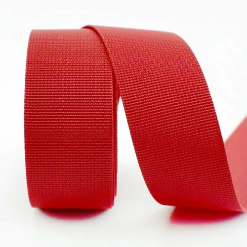 WanMing 5 Meter 20/25/32/38/50 mm Nylon-Gurtband für Sicherheitsgurte, Rucksackbänder, DIY-Taschen-Schrägband, Nähzubehör WanMing 5 Meter 20/25/32/38/50 mm Nylon-Gurtband für Sicherheitsgurte, Rucksackbänder, DIY-Taschen-Schrägband, Nähzubehör von WanMing
