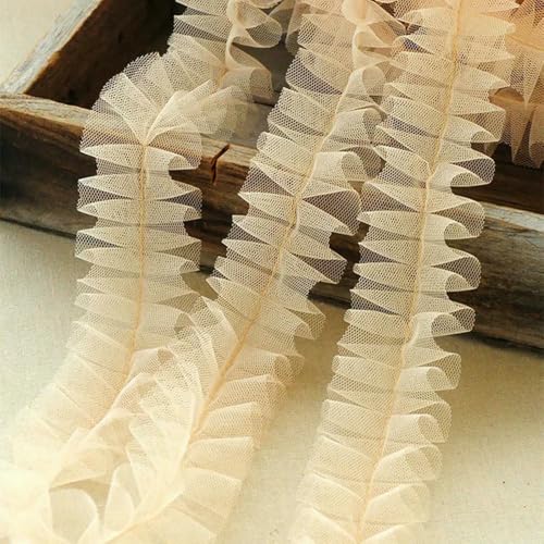WanMing 5 cm breit, Wilde Bonbonfarben, Mitte, plissiert, Flauschige Spitze, Barcode-Hut, Kopfbedeckung, Heimtextilien, Bettwäsche, Kleidung, Rock, Nähzubehör WanMing 5 cm breit, Wilde Bonbonfarben, Mitte, plissiert, Flauschige Spitze, Barcode-Hut, Kopfbedeckung, Heimtextilien, Bettwäsche, Kleidung, Rock, Nähzubehör von WanMing