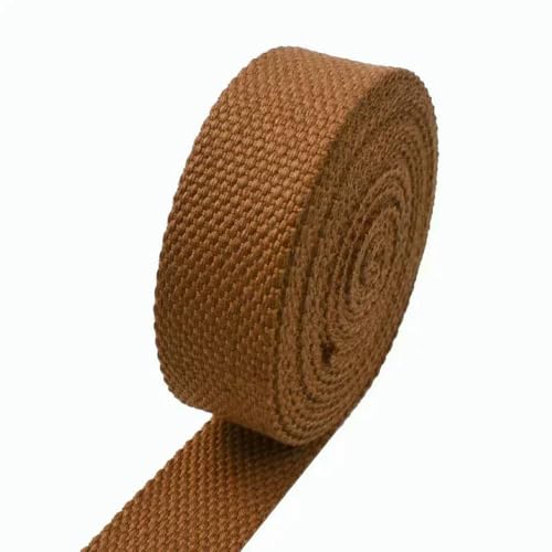 WanMing 5 m, 20–50 mm, Gurtbänder aus Reiner Baumwolle, dekorative Bänder zum Nähen von Kleidung, Schrägband, Taschengurt, Gürtel, Schlinge, Hundeleine, Zubehör WanMing 5 m, 20–50 mm, Gurtbänder aus Reiner Baumwolle, dekorative Bänder zum Nähen von Kleidung, Schrägband, Taschengurt, Gürtel, Schlinge, Hundeleine, Zubehör von WanMing