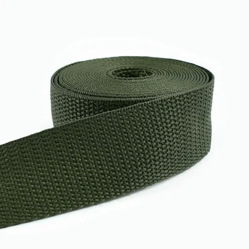 WanMing 5 m 20–50 mm Nylon-Gurtband, Rolle pro Meter, 1,1 mm Dickes Polyesterband für Gürtelschlingen, Nähen, Trimmen, Schrägband, Zubehör WanMing 5 m 20–50 mm Nylon-Gurtband, Rolle pro Meter, 1,1 mm Dickes Polyesterband für Gürtelschlingen, Nähen, Trimmen, Schrägband, Zubehör von WanMing
