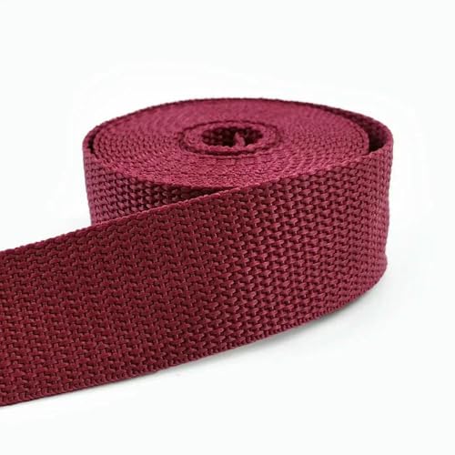 WanMing 5 m 20–50 mm Nylon-Gurtband, Rolle pro Meter, 1,1 mm Dickes Polyesterband für Gürtelschlingen, Nähen, Trimmen, Schrägband, Zubehör WanMing 5 m 20–50 mm Nylon-Gurtband, Rolle pro Meter, 1,1 mm Dickes Polyesterband für Gürtelschlingen, Nähen, Trimmen, Schrägband, Zubehör von WanMing