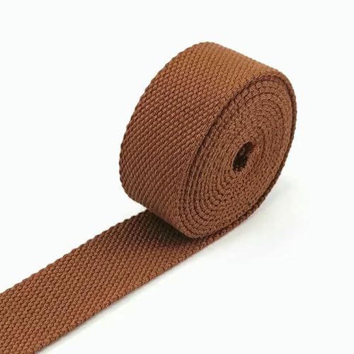WanMing 50 Yards 20–38 mm Baumwoll-Gurtband, 2 mm Dickes Canvas-Band für Taschengurte, Kleidungsstücke, Gürtel, Schrägband, DIY-Nähzubehör WanMing 50 Yards 20–38 mm Baumwoll-Gurtband, 2 mm Dickes Canvas-Band für Taschengurte, Kleidungsstücke, Gürtel, Schrägband, DIY-Nähzubehör von WanMing
