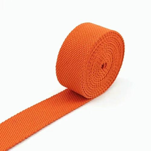 WanMing 50 Yards 20–38 mm Baumwoll-Gurtband, 2 mm Dickes Canvas-Band für Taschengurte, Kleidungsstücke, Gürtel, Schrägband, DIY-Nähzubehör WanMing 50 Yards 20–38 mm Baumwoll-Gurtband, 2 mm Dickes Canvas-Band für Taschengurte, Kleidungsstücke, Gürtel, Schrägband, DIY-Nähzubehör von WanMing